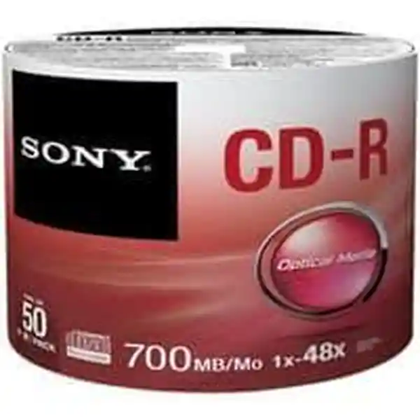 Sony Cd R 700Mb 48 x Spindle