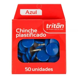 Tritón Chinche Azul Plastificado
