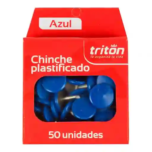 Tritón Chinche Azul Plastificado
