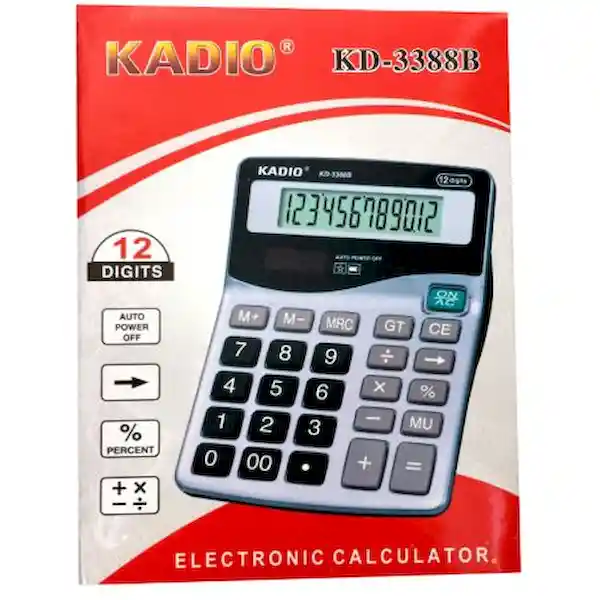 Kadio Calculadora KD-3388B