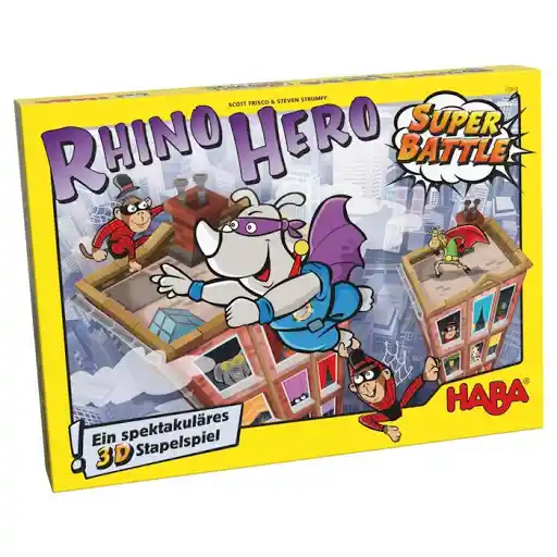 Super Juego Rhino Hero Battle Haba Español