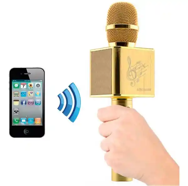 Micrófono Portátil Karaoke Con Parlante Y Bluetooth Jy-50