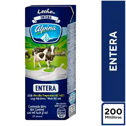 Alpina Leche Entera 200 ml