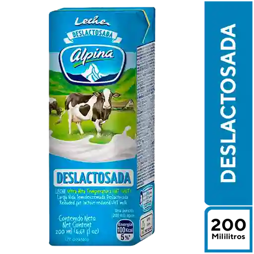 Leche Alpina Deslactosada 200 ml