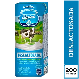 Alpina Leche Deslactosada 200 ml