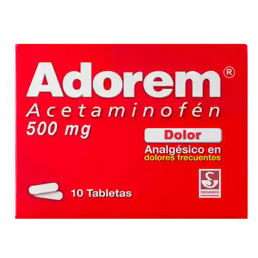 Adorem Tabletas Acetaminofén (500Mg)
