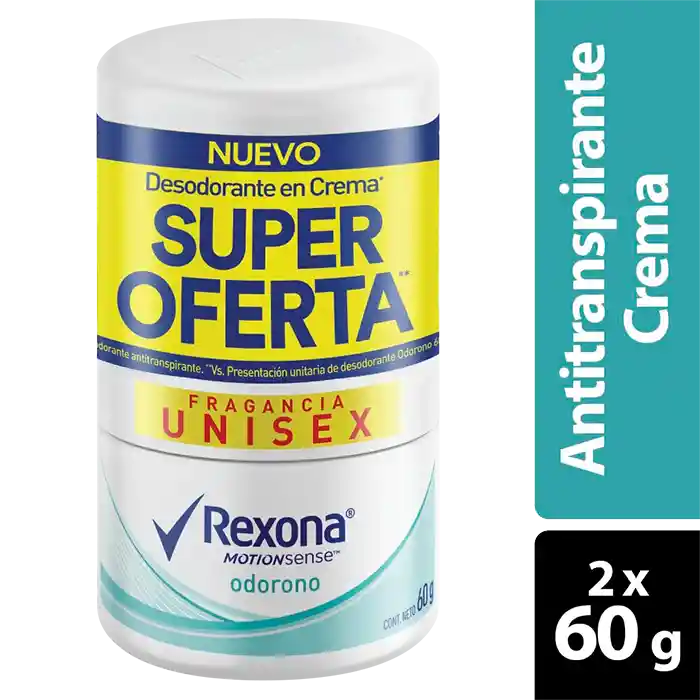 Rexona Desodorante Odorono en Crema Unisex 