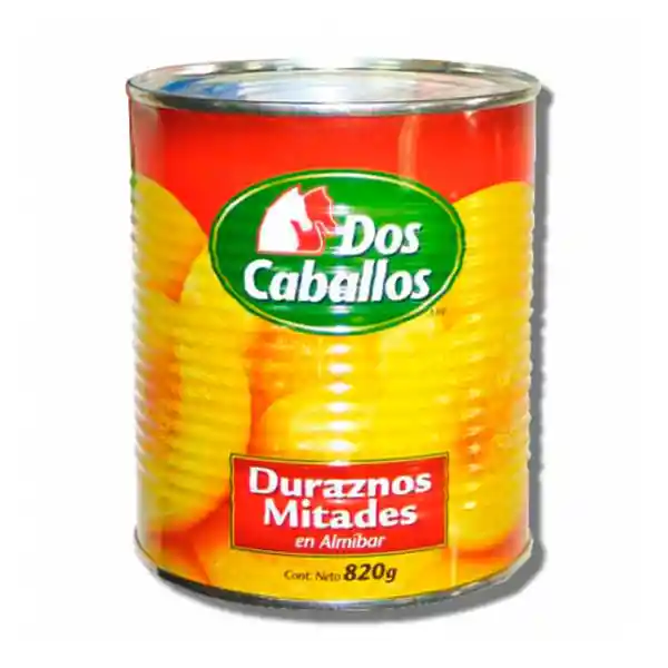 Dos Caballos Duraznos En Almibar 820 G