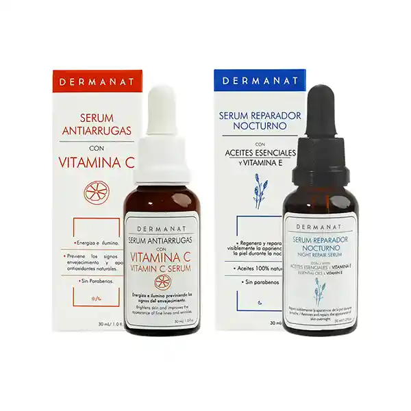 Dermanat Kit Facial Antiarrugas y Reparador