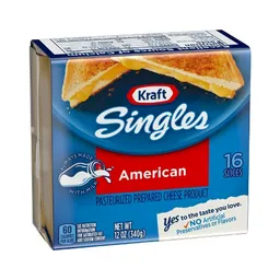 Kraft Queso Amarillo Tajado Americano 336 G