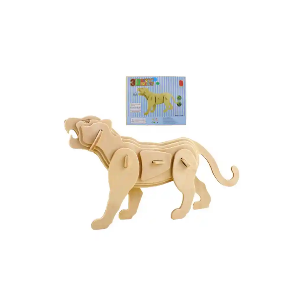 Rompezabezas 3D tigre 