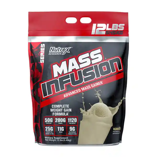 Nutrex Suplemento Mass Infusion Sabor Vanilla