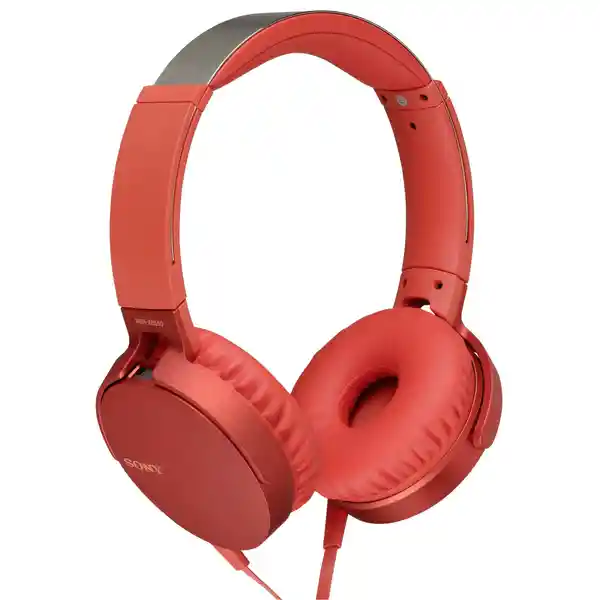 Sony Audífonos Extra Bass Xb550Ap/ Rojo