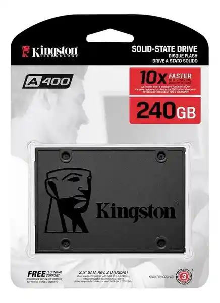 Kingston Unidad De Estado Sólido 240Gb