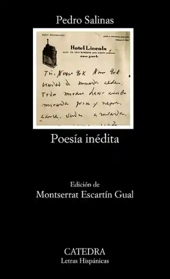 Poesía Inédita - Pedro Salinas