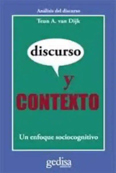 Discurso y Contexto - Van Dijk Teun