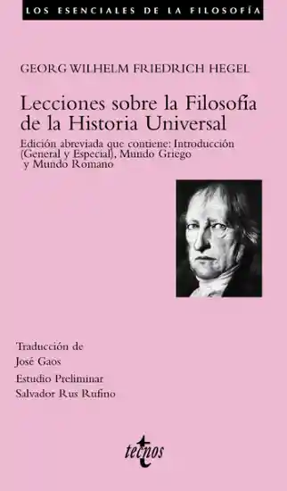 Lecciones Sobre la Filosofía de la Historia Universal