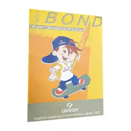 Block de Papel Bond 90 g en 1/8 Hojas 20 U
