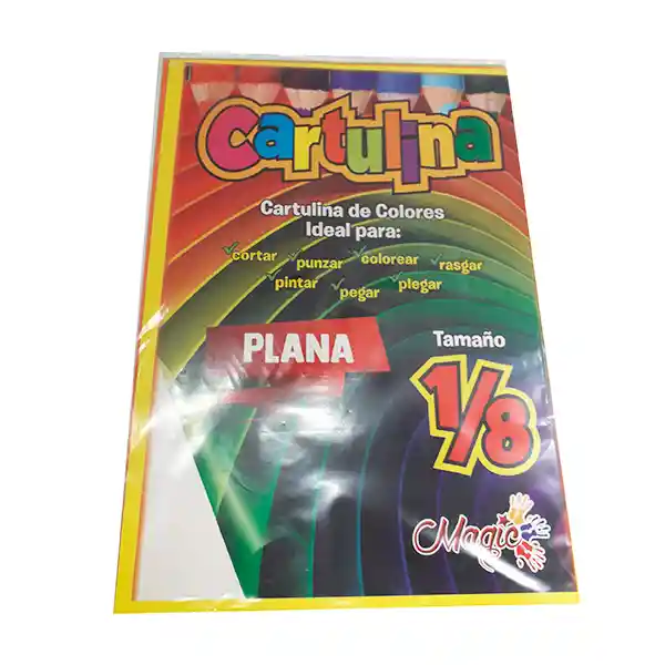 Magic Cartulina Plana 1/8