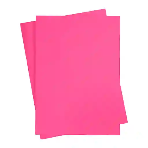 Primavera Cartulina Plana 1/2 Pliego Fucsia
