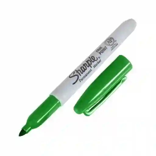 Sharpie Marcador Punta Fina Verde Claro