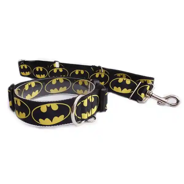 Collar y Correa para perro Mediano de Batman