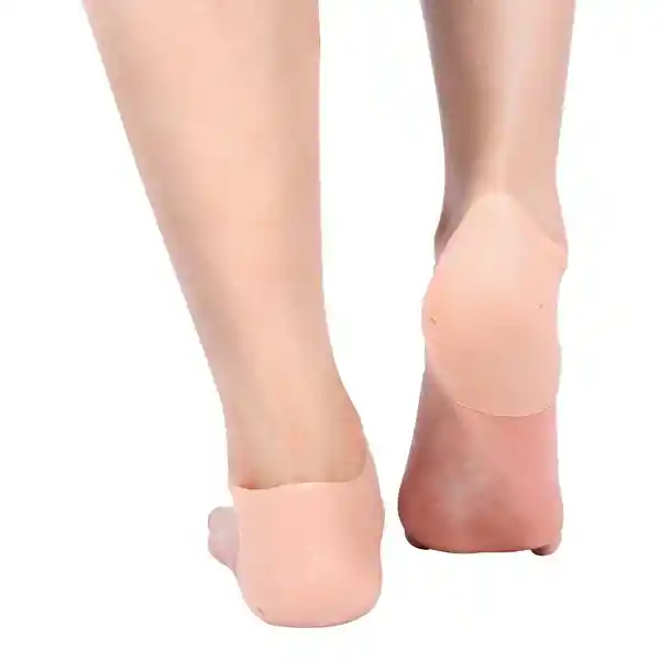 2 pares de calcetines con protección de talón con gel hidratante