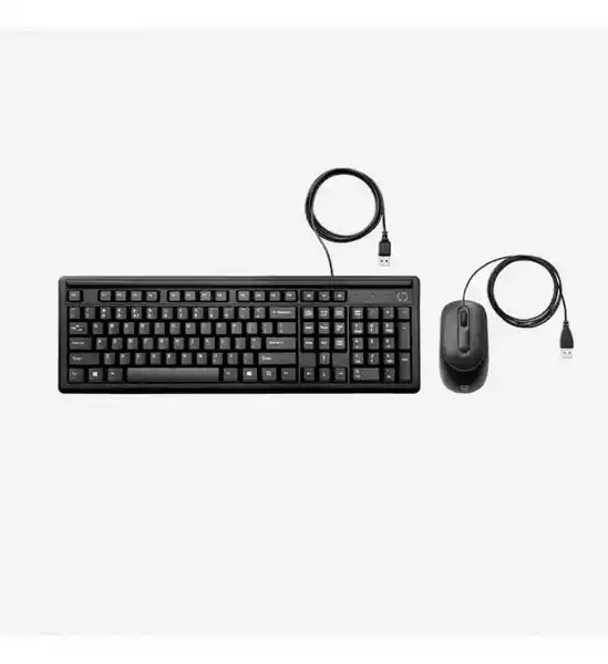 Hp Combo Teclado Mouse Alambrico 160 Negro