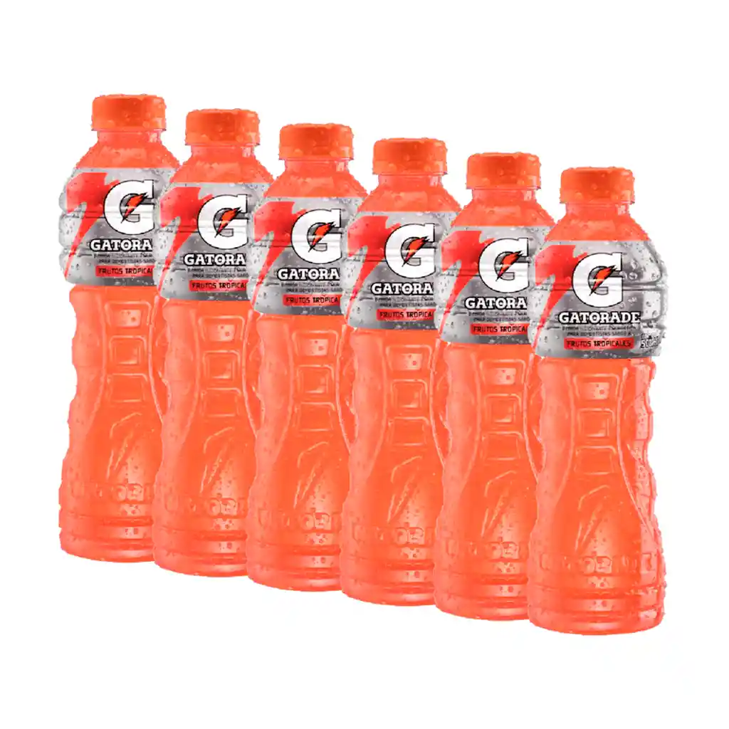 Gatorade 6 Un Bebida Hidratante Frutas Tropicales  500 Ml