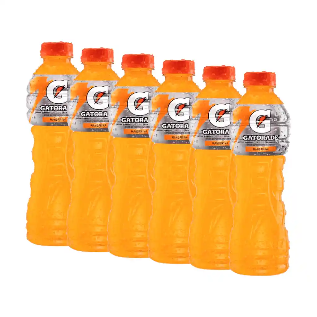 Gatorade 6 Un Bebida Hidratante Mandarina Botella Pet 500 Ml