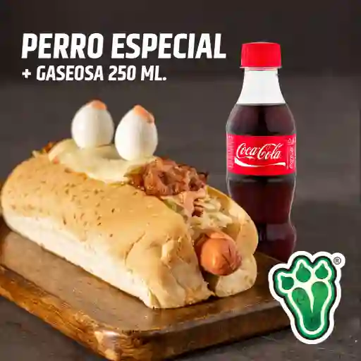 Perro Especial Pequeño + Coca Cola 250 M