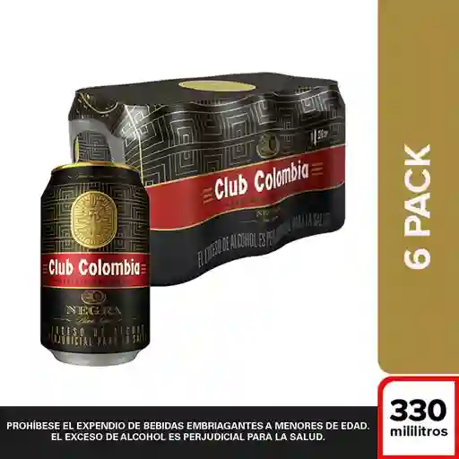 Club Colombia Negra Sixpack 330 ml