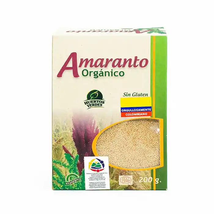 Grano Integral Amaranto Organico Huertos Verdes