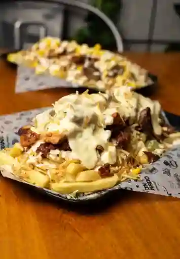 Salchipapa Don Granado de Pollo