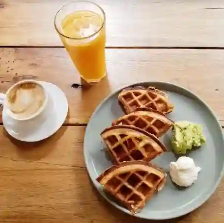 Waffle sándwich
