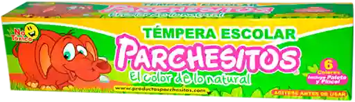 Tempera Parchesito Pincel Y Paleta