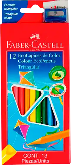 Colores Faber X 12 Largo Triangular 