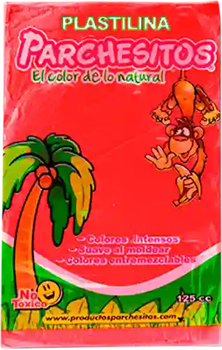 Plastilina Parchesito 125Cc Roja 