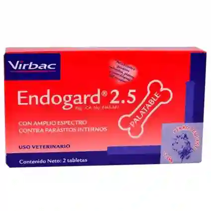 Endogard Antiparasitario 2.5 Caja 2 Tabletas