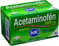 Acetaminofen Mk 500Mg Caja X 24 Tabletas