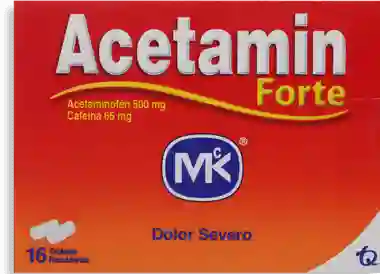 Acetaminofen Mk Caféina Mk 500 65Mg X 16 Tabletas