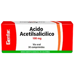 Genfar Ácido Acetilsalicílico en Comprimidos 