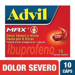Advil Max analgesico capsulas liquidas