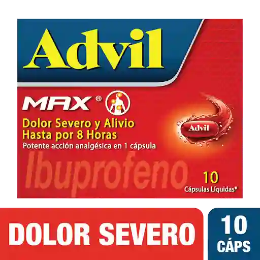 Advil Max analgesico capsulas liquidas