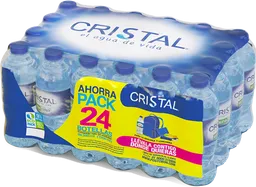 Agua Cristal 24 Pack Pet x 300 mL