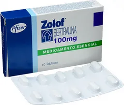 Zolof Antidepresivo (100 mg) Tabletas
