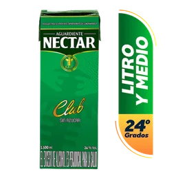 Nectar Aguardiente Club sin Azúcar 