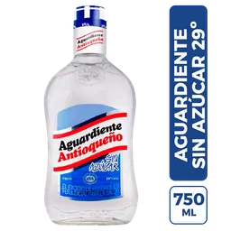 Antioqueño Aguardiente sin Azúcar 29°