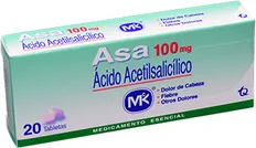 Asa Analgésico (100 mg) Tabletas