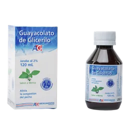 Guayacolato Ag De Glicerilo Jarabe 2%